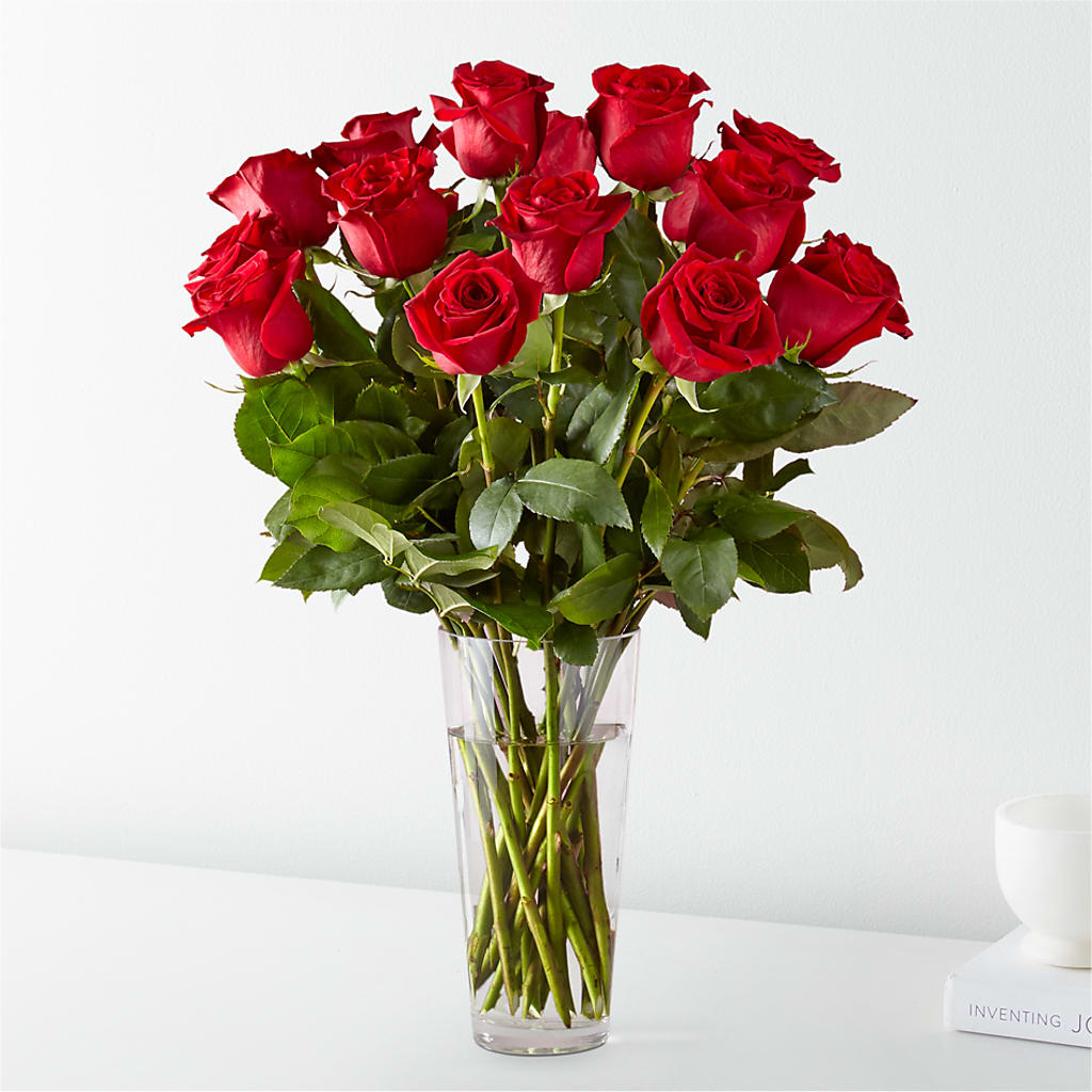 Long Stem Red Rose Bouquet – Creative Florist, Cherry Valley MA