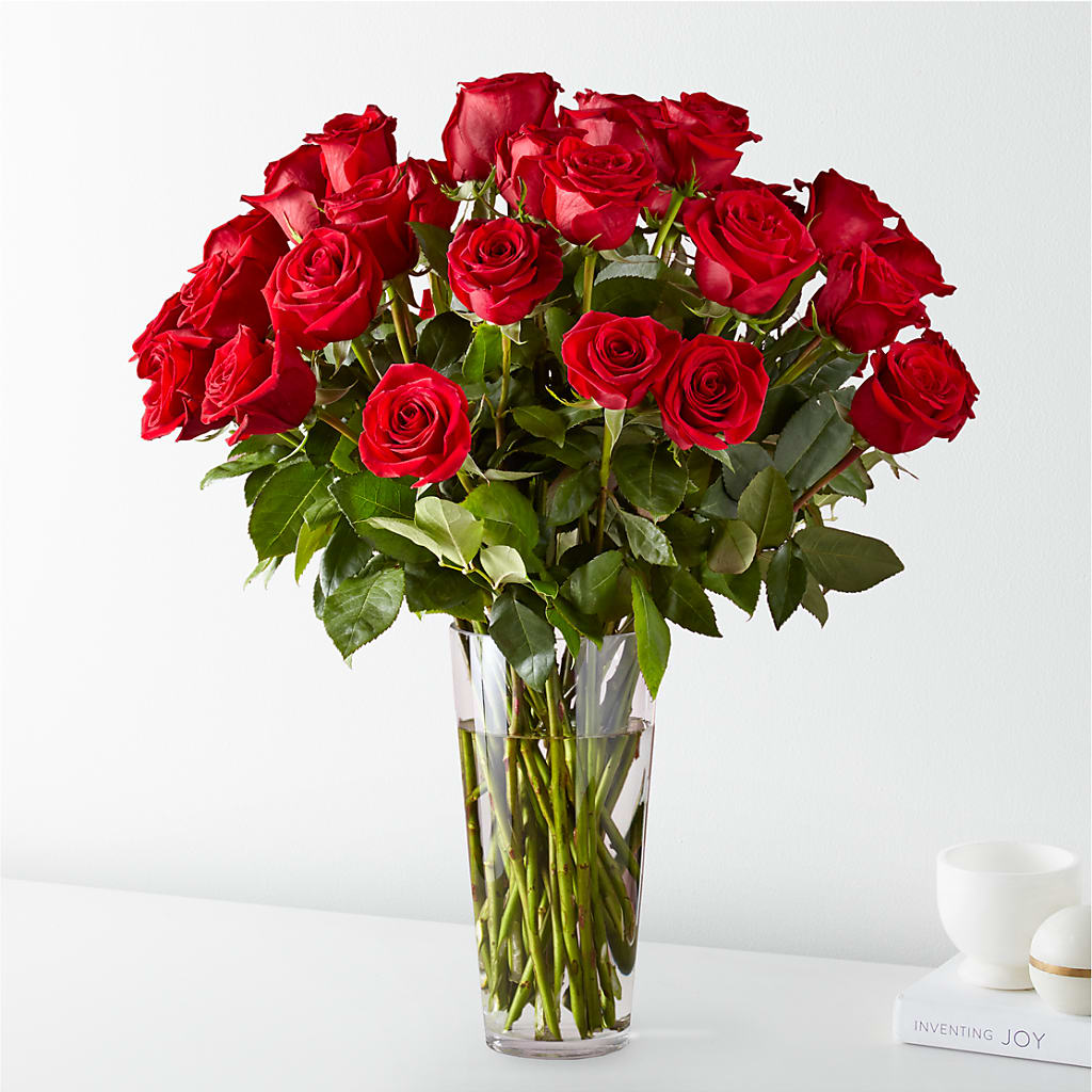 Long Stem Red Rose Bouquet – Creative Florist, Cherry Valley MA