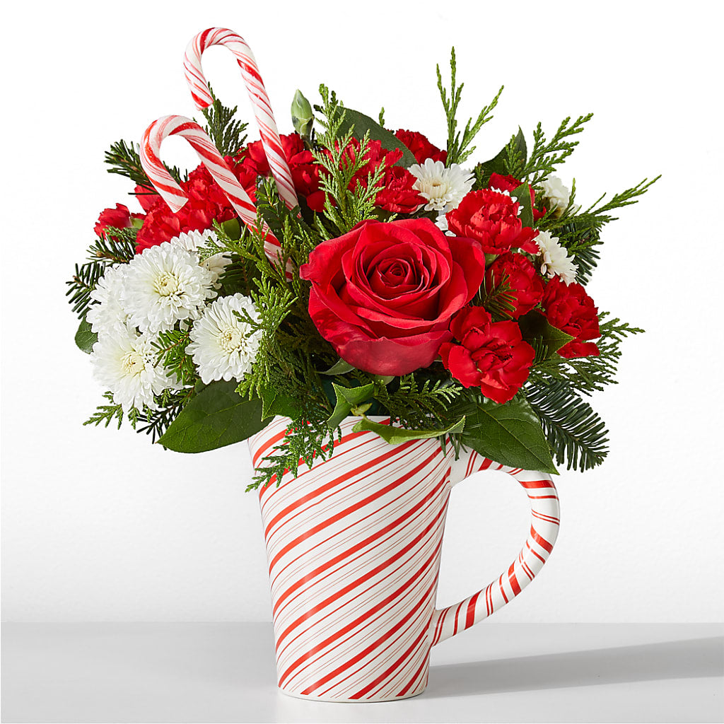 Peppermint Swirl Mug – Creative Florist, Cherry Valley MA