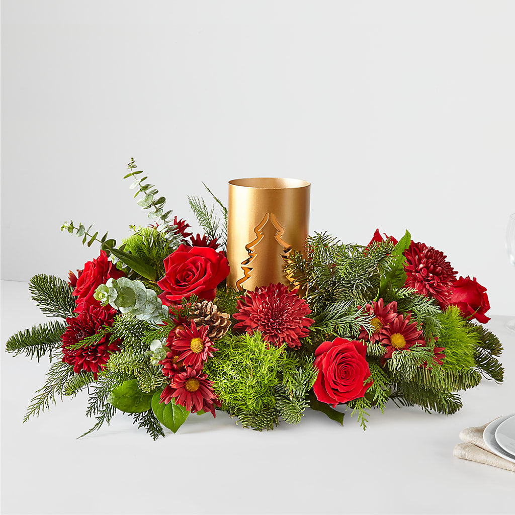 Toast the Season Centerpiece – Creative Florist, Cherry Valley MA