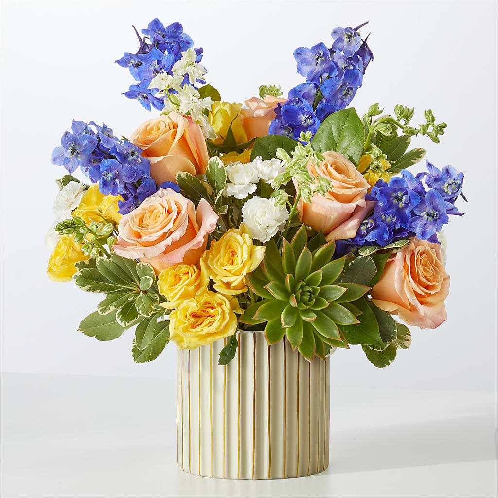 Cobalt Reverie Bouquet – Creative Florist, Cherry Valley MA