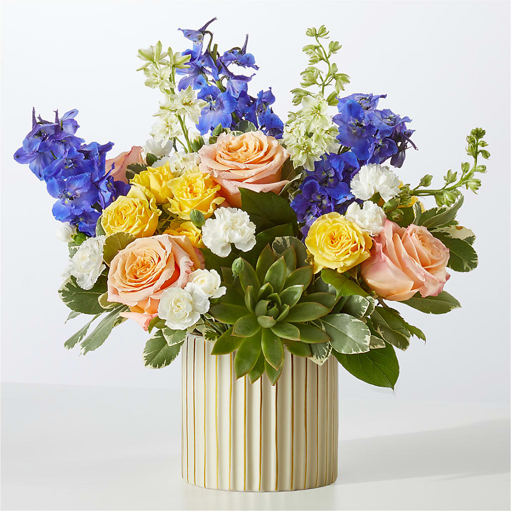 Cobalt Reverie Bouquet – Creative Florist, Cherry Valley MA
