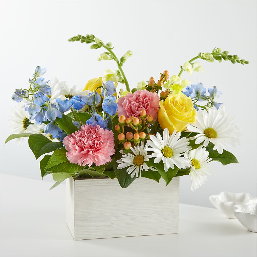 Sun Salutation Box Bouquet – Creative Florist, Cherry Valley MA