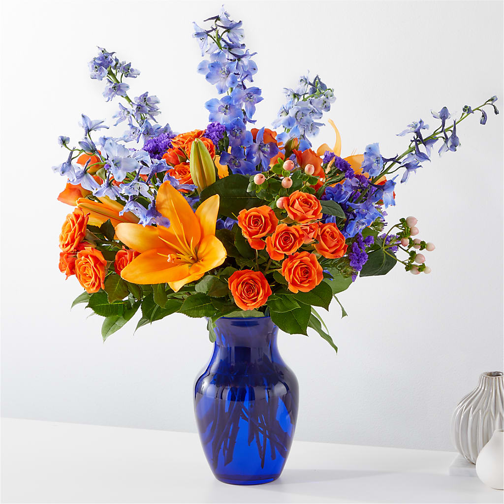 Radiant Citrus Bouquet – Creative Florist, Cherry Valley MA