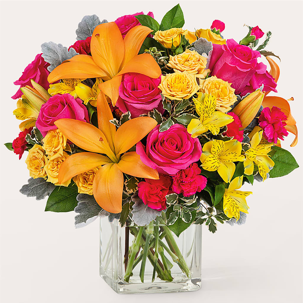 To the Tropics Bouquet – Creative Florist, Cherry Valley MA