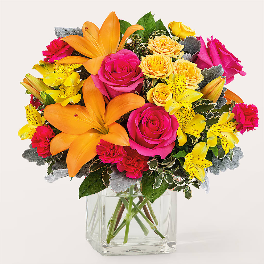To the Tropics Bouquet – Creative Florist, Cherry Valley MA
