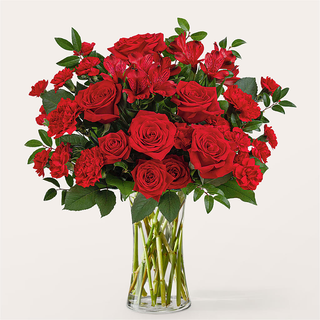 Brilliant Ruby Bouquet – Creative Florist, Cherry Valley MA