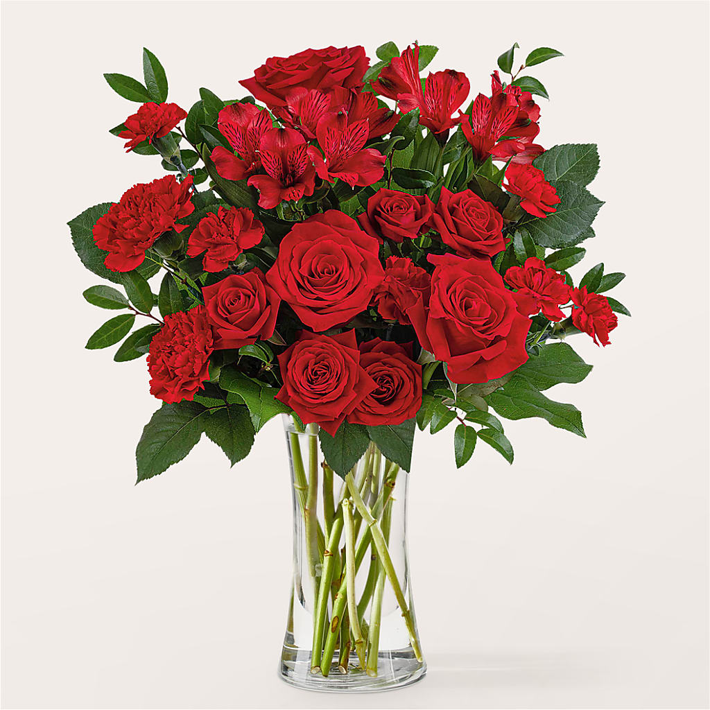Brilliant Ruby Bouquet – Creative Florist, Cherry Valley MA