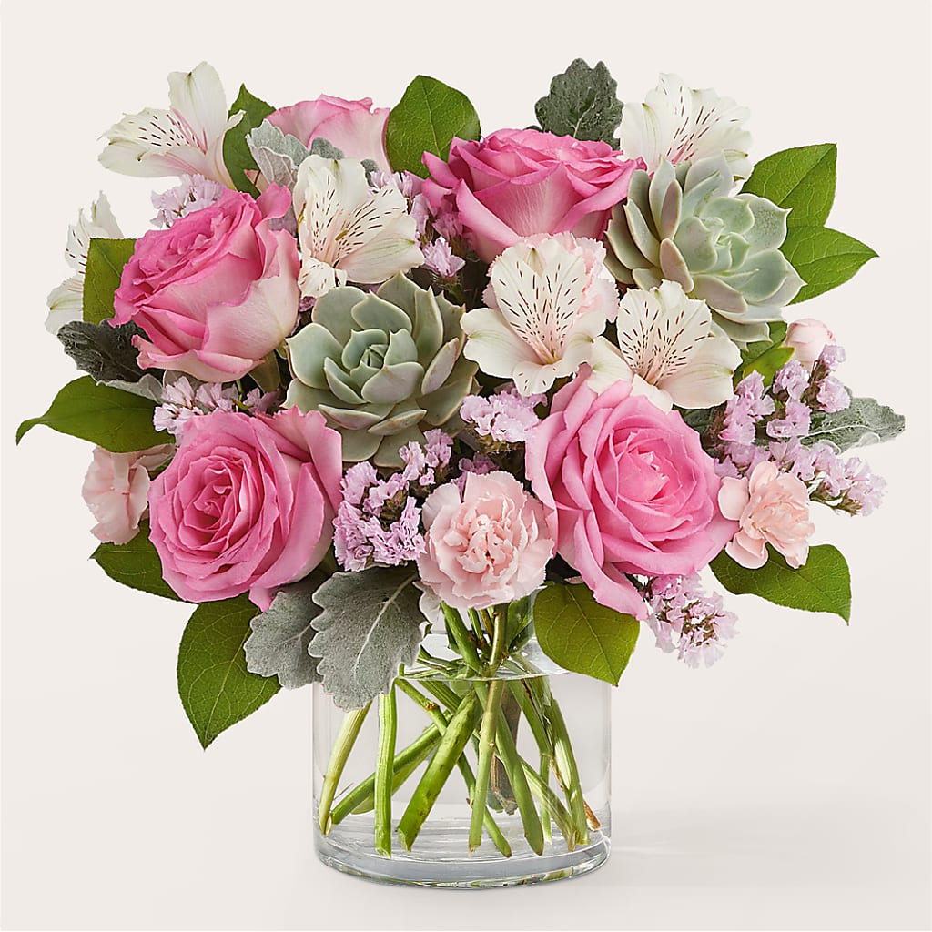 Dusty Rose Bouquet – Creative Florist, Cherry Valley MA