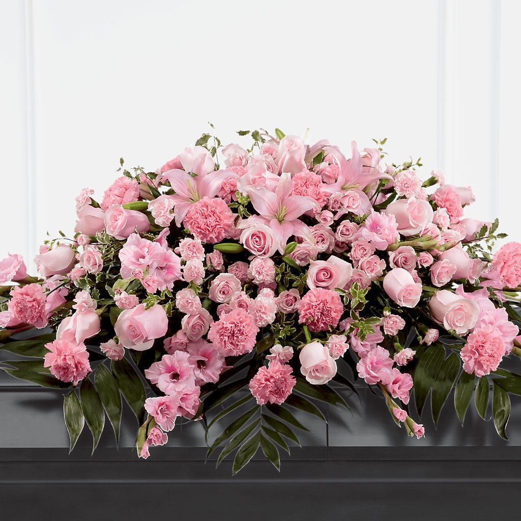 Garden of Comfort Casket Spray (Standard) – Creative Florist, Cherry Valley MA