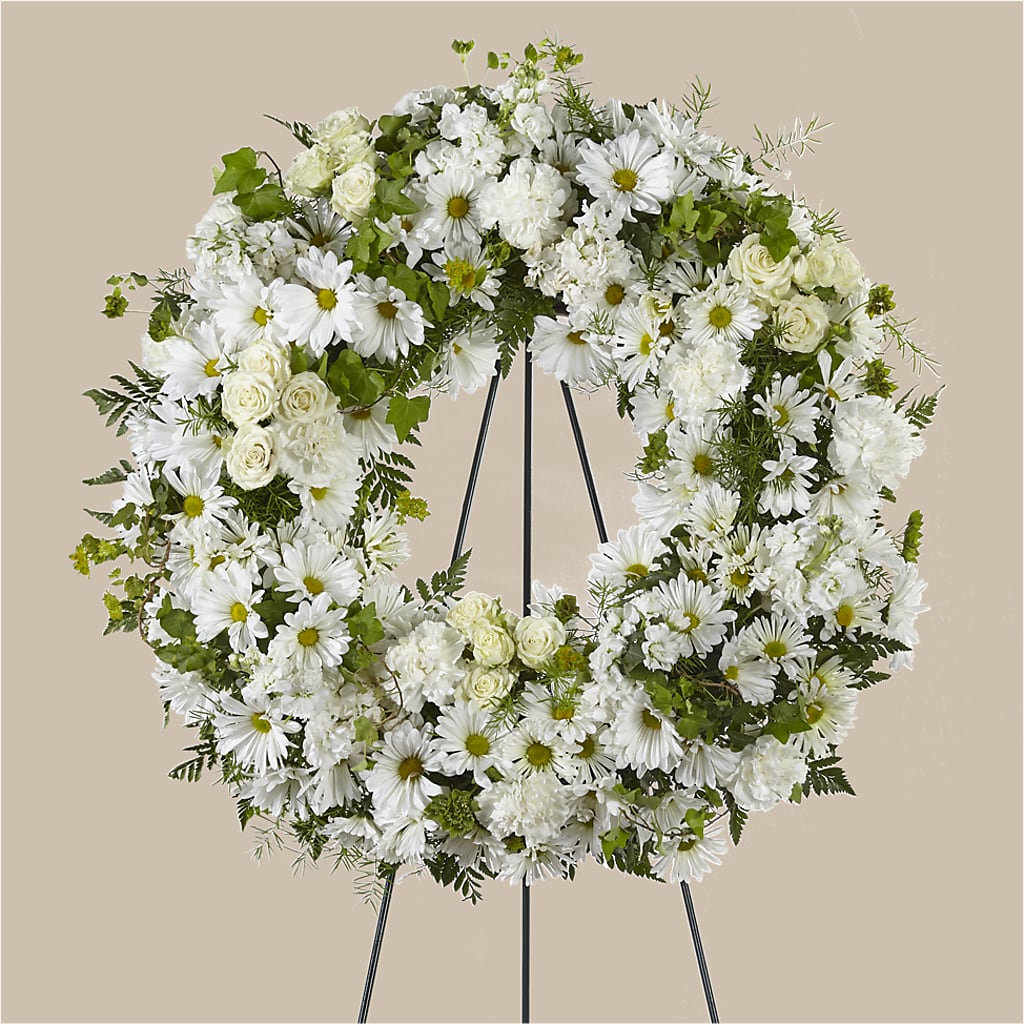 Faithful Wishes Wreath – Creative Florist, Cherry Valley MA