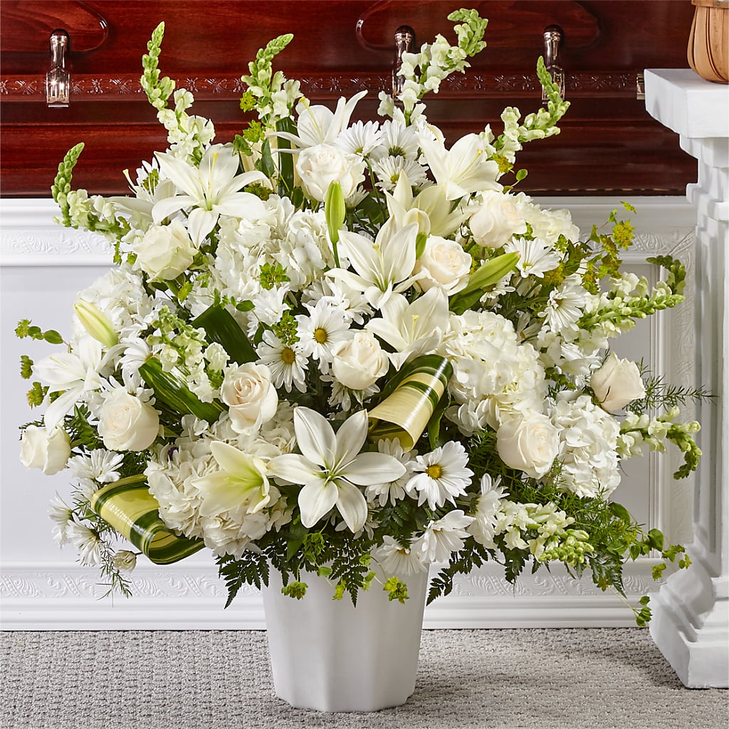 Thoughts of Tranquility Floor Basket – Creative Florist, Cherry Valley MA