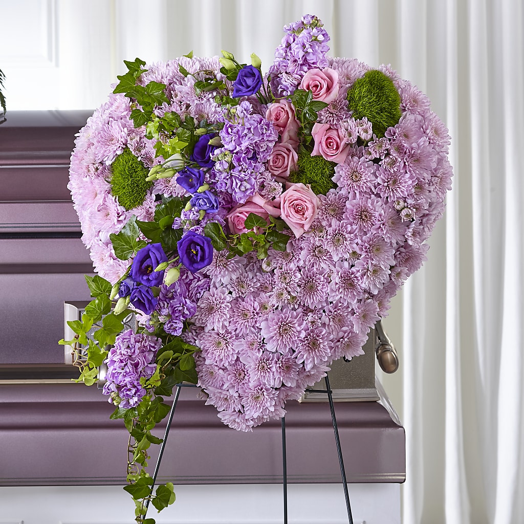 Treasured Love Standing Heart – Creative Florist, Cherry Valley MA