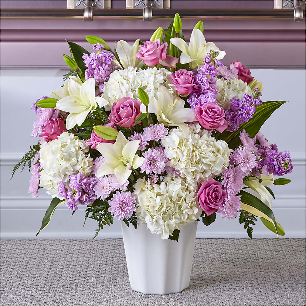 Heaven Sent Floor Basket – Creative Florist, Cherry Valley MA