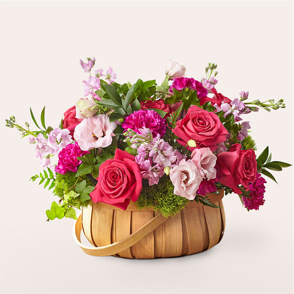 Radiance in Bloom Basket – Creative Florist, Cherry Valley MA