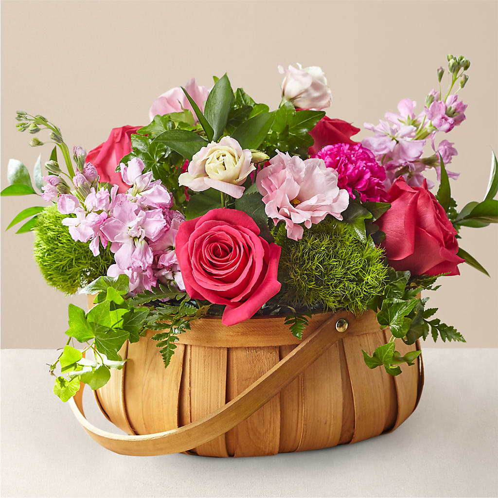 Radiance in Bloom Basket – Creative Florist, Cherry Valley MA