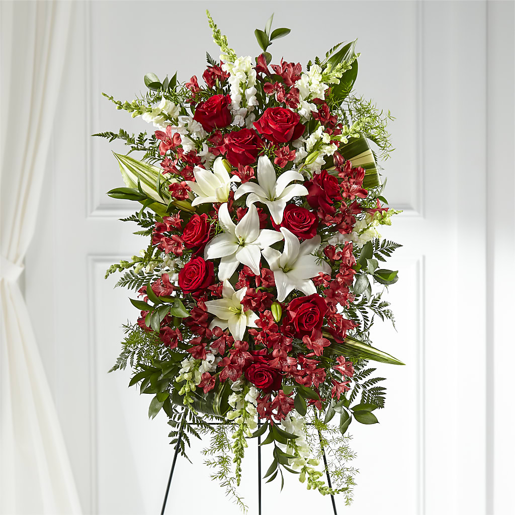 Everlasting Memory Standing Spray – Creative Florist, Cherry Valley MA