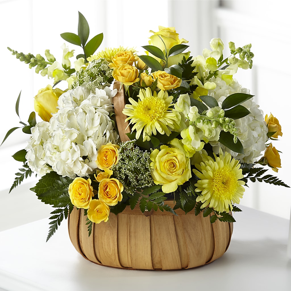 Rustic Remembrance Basket – Creative Florist, Cherry Valley MA