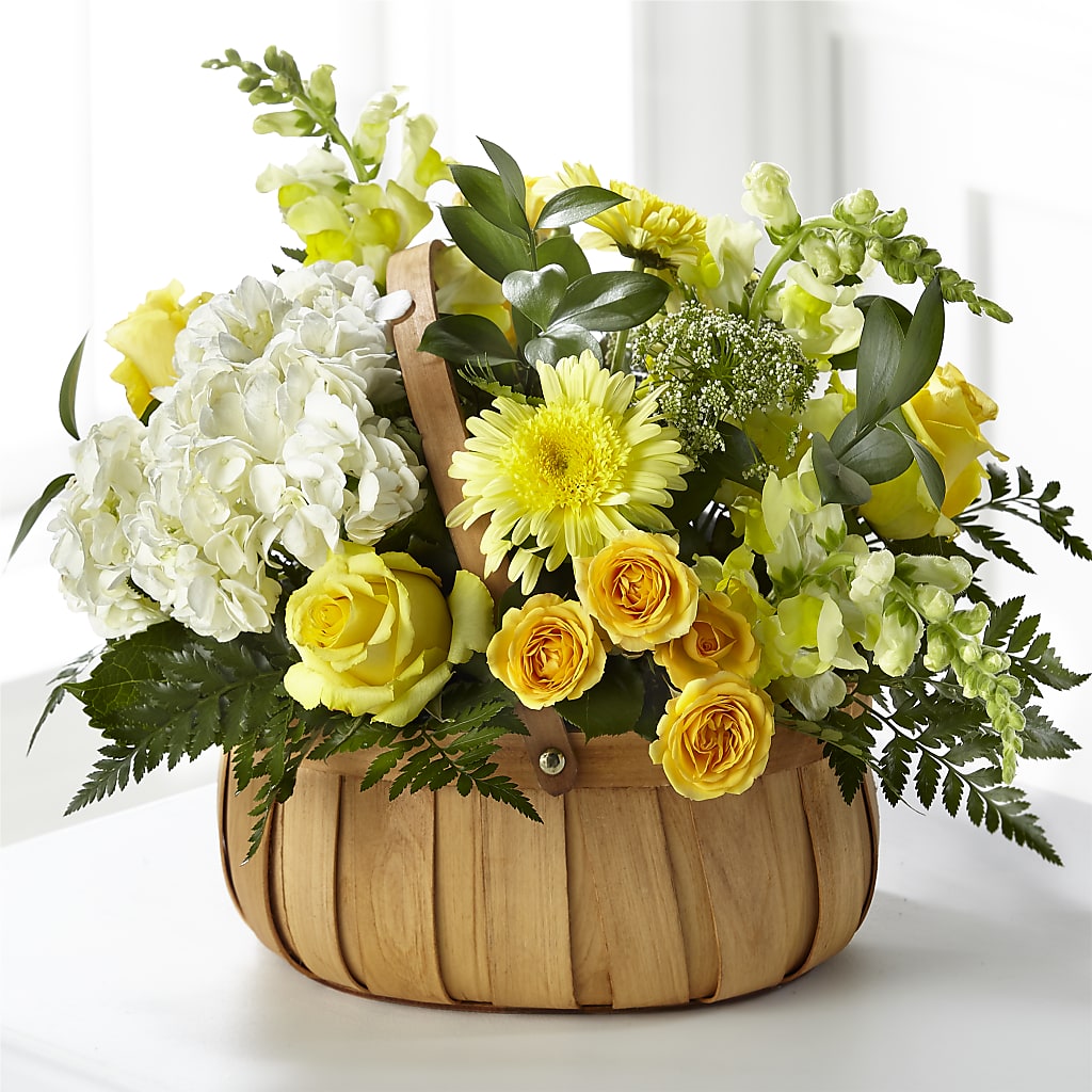 Rustic Remembrance Basket – Creative Florist, Cherry Valley MA
