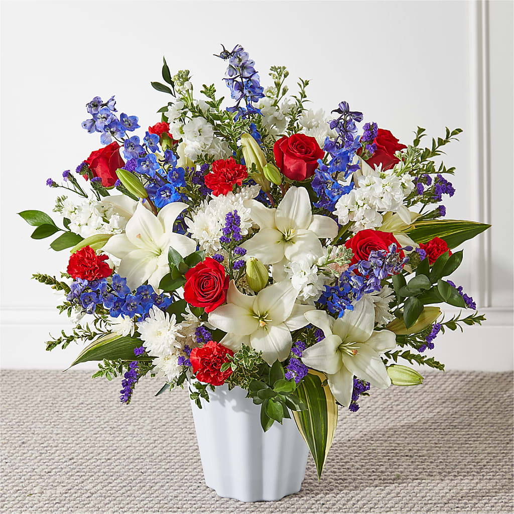 Consoled Floor Basket – Creative Florist, Cherry Valley MA