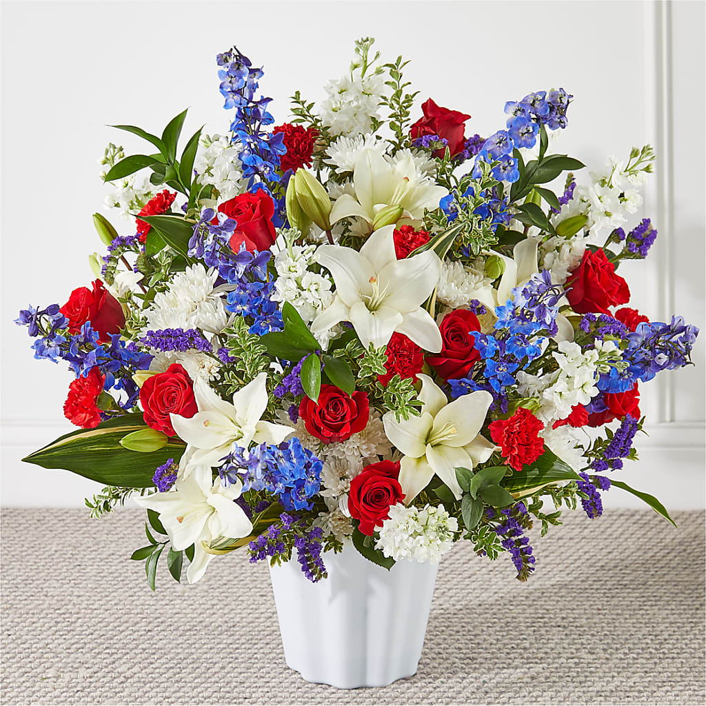Consoled Floor Basket – Creative Florist, Cherry Valley MA