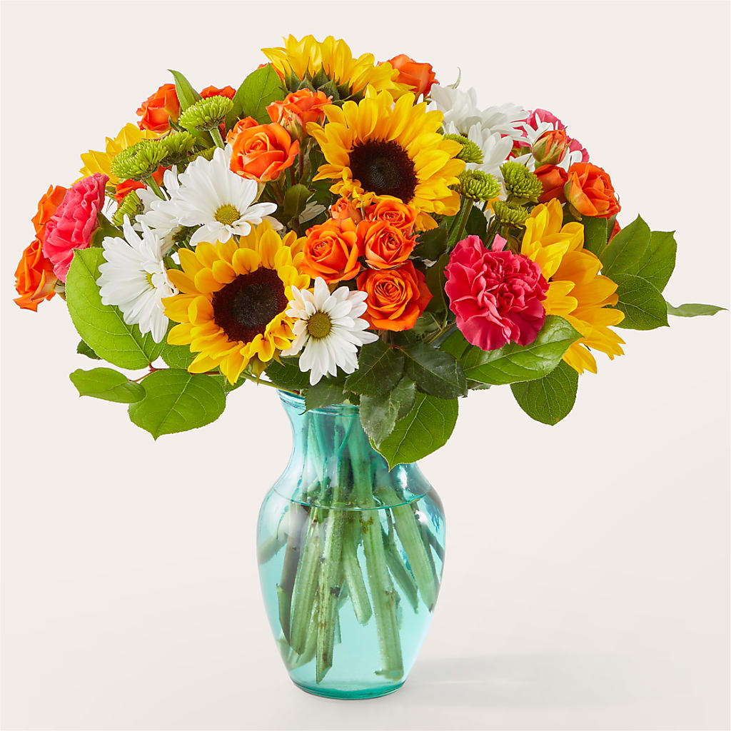 Sun-drenched Blooms Bouquet – Creative Florist, Cherry Valley MA