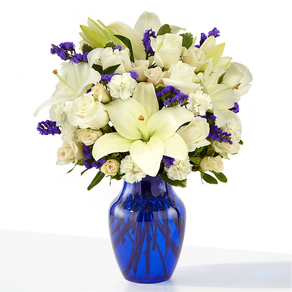 Sapphire Rush Bouquet – Creative Florist, Cherry Valley MA
