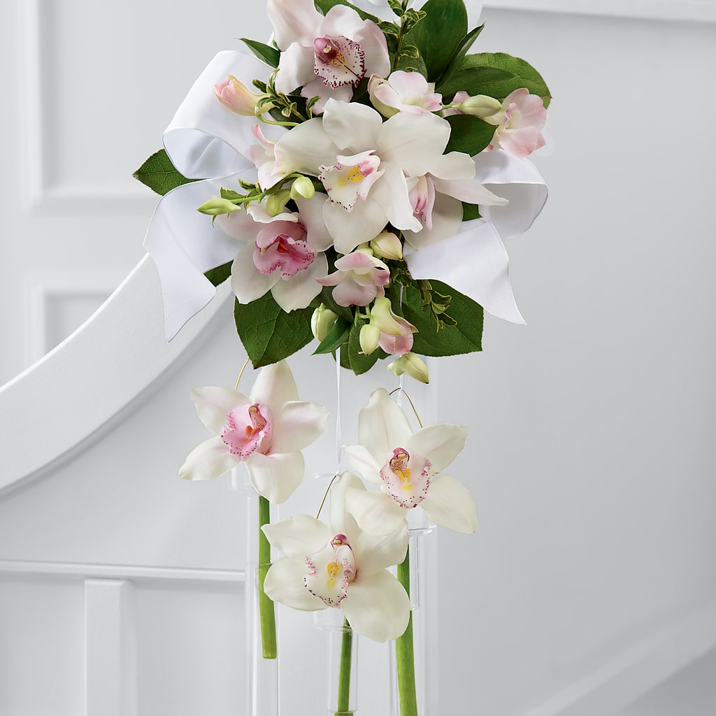 Perfect Entrance Pew Arrangement – Creative Florist, Cherry Valley MA