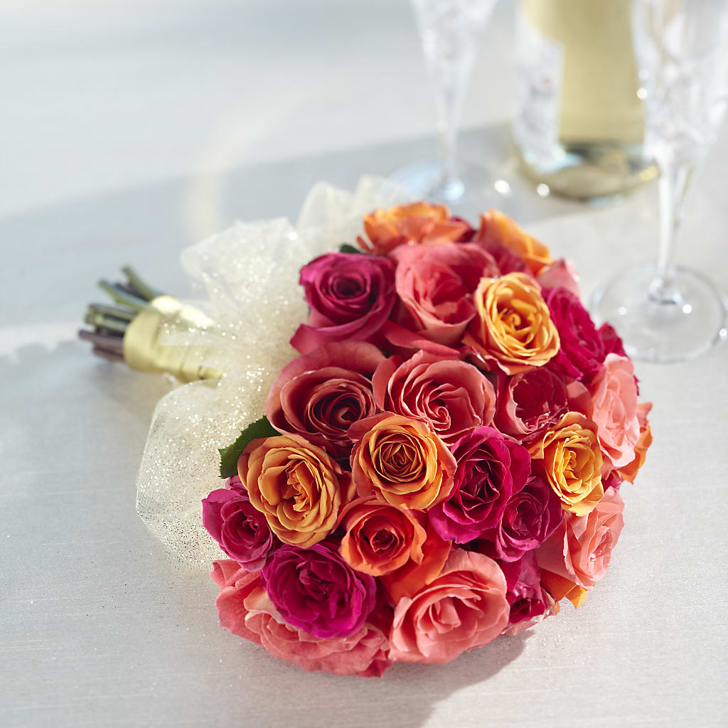 Sweet Roses Bouquet – Creative Florist, Cherry Valley MA