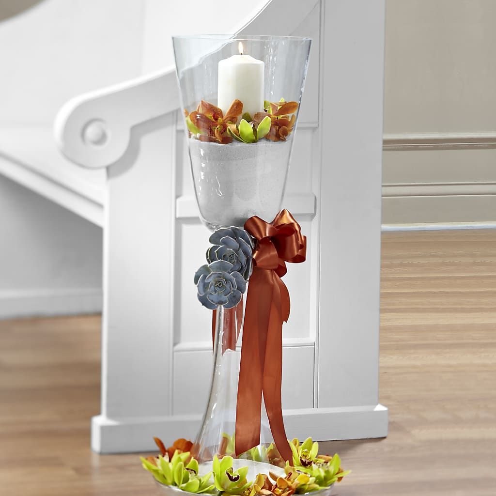 Matrimony Pew Decor – Creative Florist, Cherry Valley MA