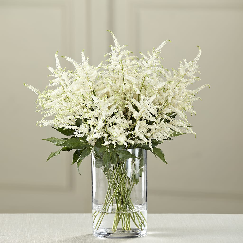 White Astilbe Bouquet – Creative Florist, Cherry Valley MA