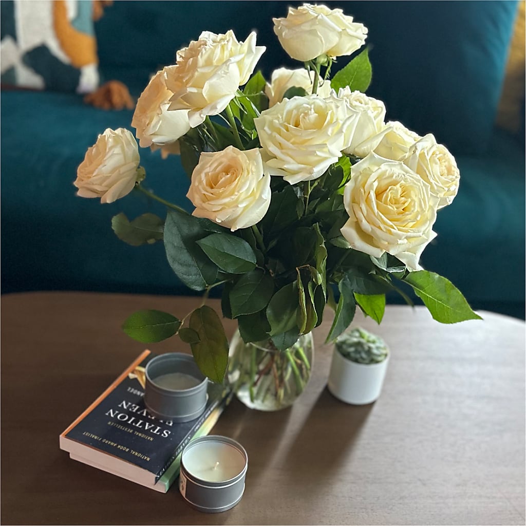 Long Stem Yellow Rose Bouquet –  Creative Florist, Cherry Valley MA