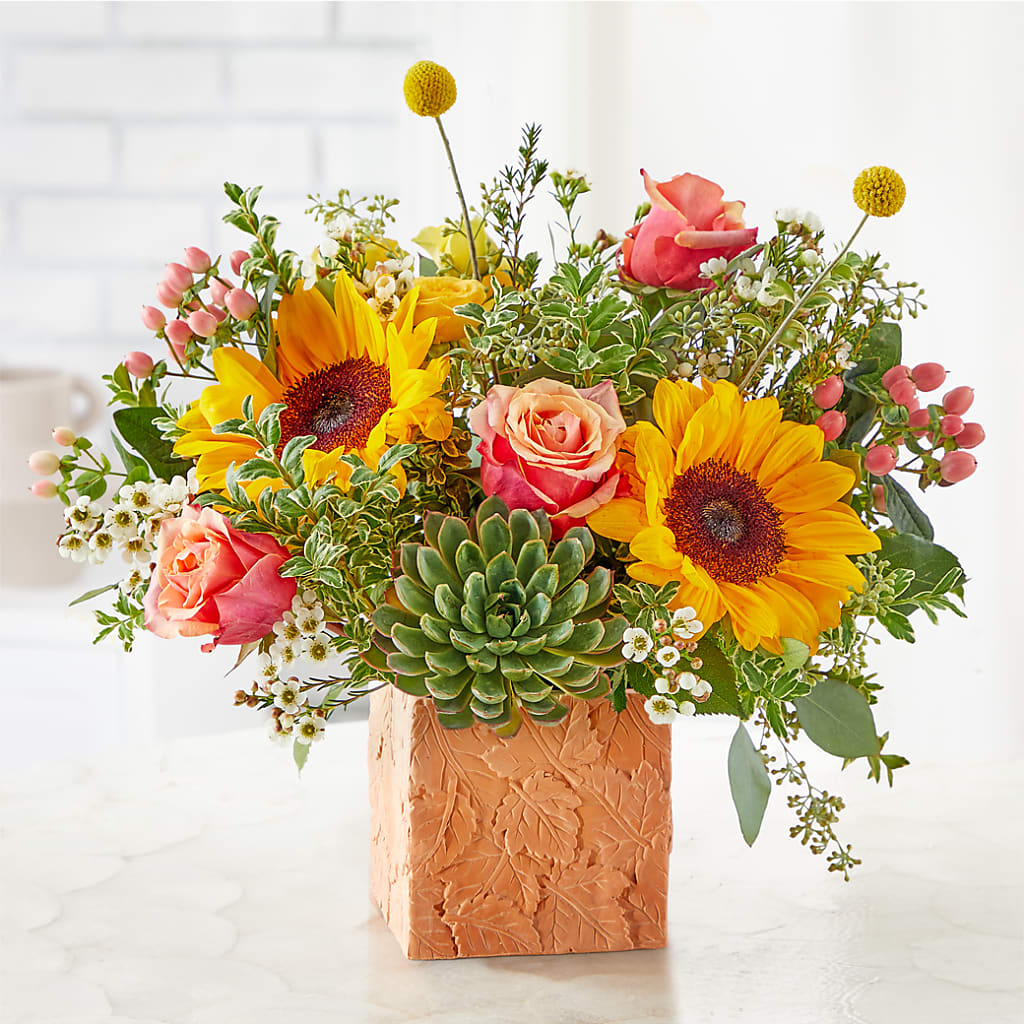 Sunflower Season Bouquet –  Creative Florist, Cherry Valley MA
