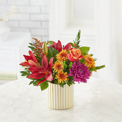 Burgundy Landscape Bouquet –  Creative Florist, Cherry Valley MA