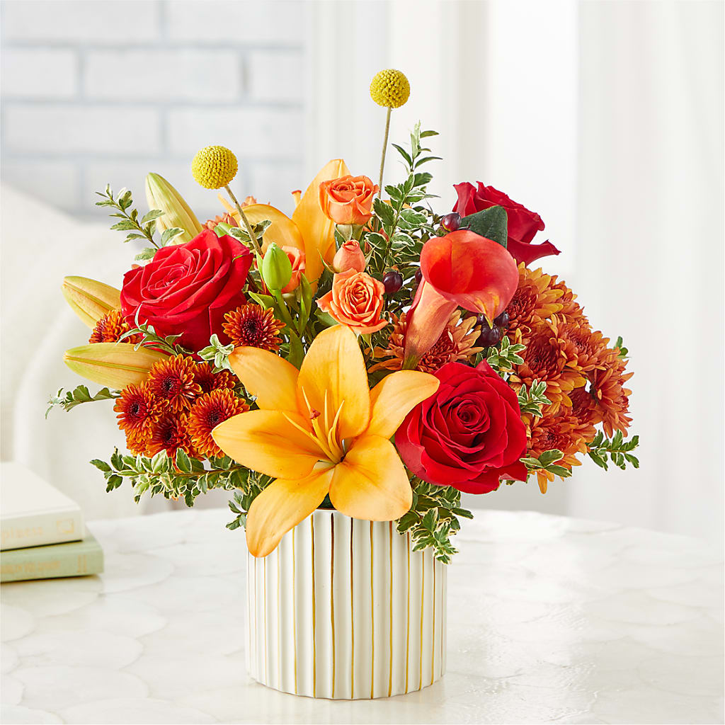 Scarlet Skies Bouquet –  Creative Florist, Cherry Valley MA