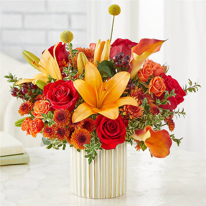 Scarlet Skies Bouquet –  Creative Florist, Cherry Valley MA
