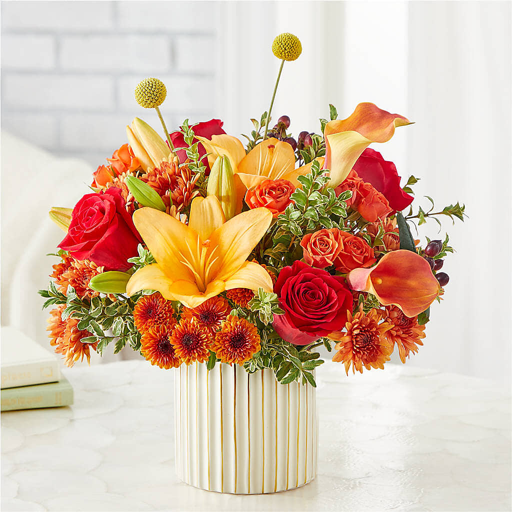 Scarlet Skies Bouquet –  Creative Florist, Cherry Valley MA