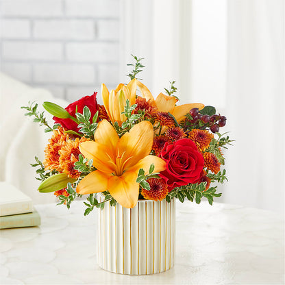 Scarlet Skies Bouquet –  Creative Florist, Cherry Valley MA