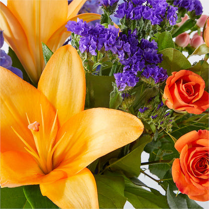 Radiant Citrus Bouquet –  Creative Florist, Cherry Valley MA