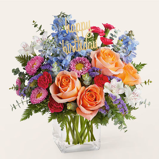 Birthday Bash Bouquet –  Creative Florist, Cherry Valley MA