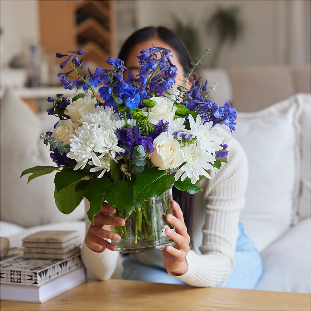 Cerulean Waves Bouquet –  Creative Florist, Cherry Valley MA
