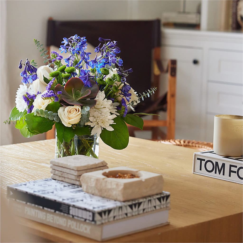 Cerulean Waves Bouquet –  Creative Florist, Cherry Valley MA
