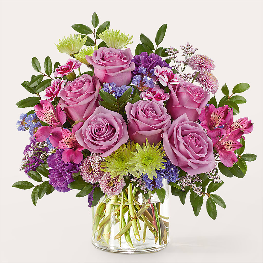 Glass Half Full Bouquet –  Creative Florist, Cherry Valley MA