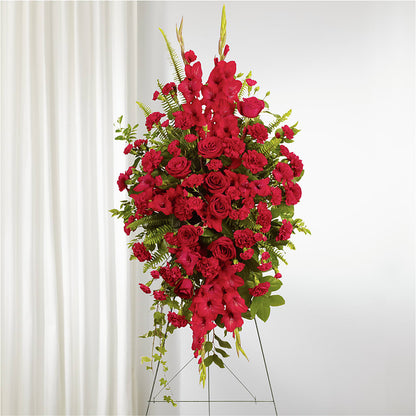 From the Heart Standing Spray –  Creative Florist, Cherry Valley MA