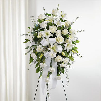 With Care Standing Spray –  Creative Florist, Cherry Valley MA