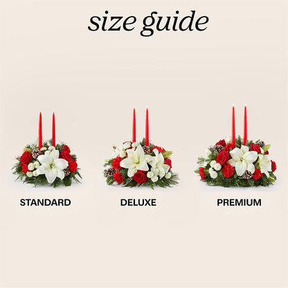 Seasonal Festivities Centerpiece –  Creative Florist, Cherry Valley MA