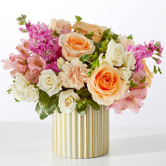 Paradise Bouquet with Ivory Vase –  Creative Florist, Cherry Valley MA