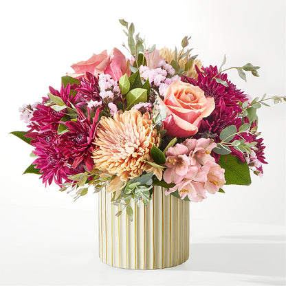 Berry Cobbler Bouquet with Ivory Vase –  Creative Florist, Cherry Valley MA