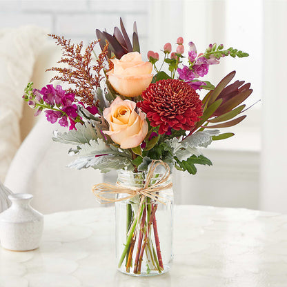Moody Hues Bouquet –  Creative Florist, Cherry Valley MA