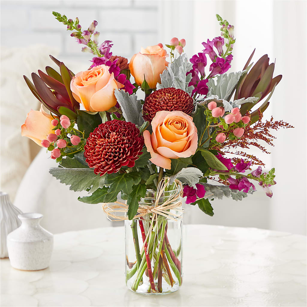 Moody Hues Bouquet –  Creative Florist, Cherry Valley MA